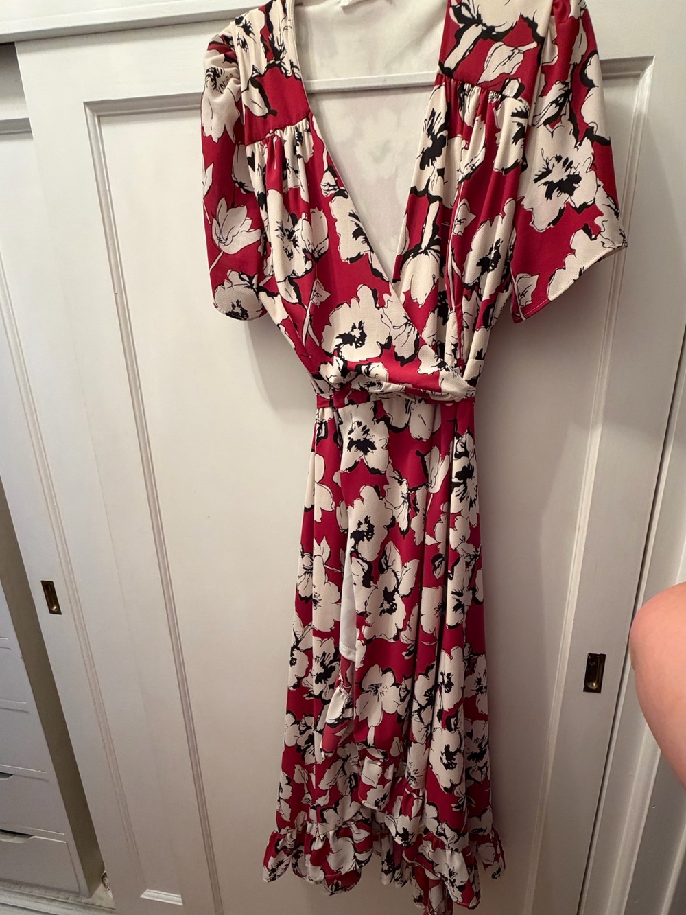 Honey Punch Floral Wrap Dress